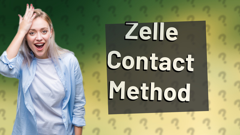 Zelle Contact Method
