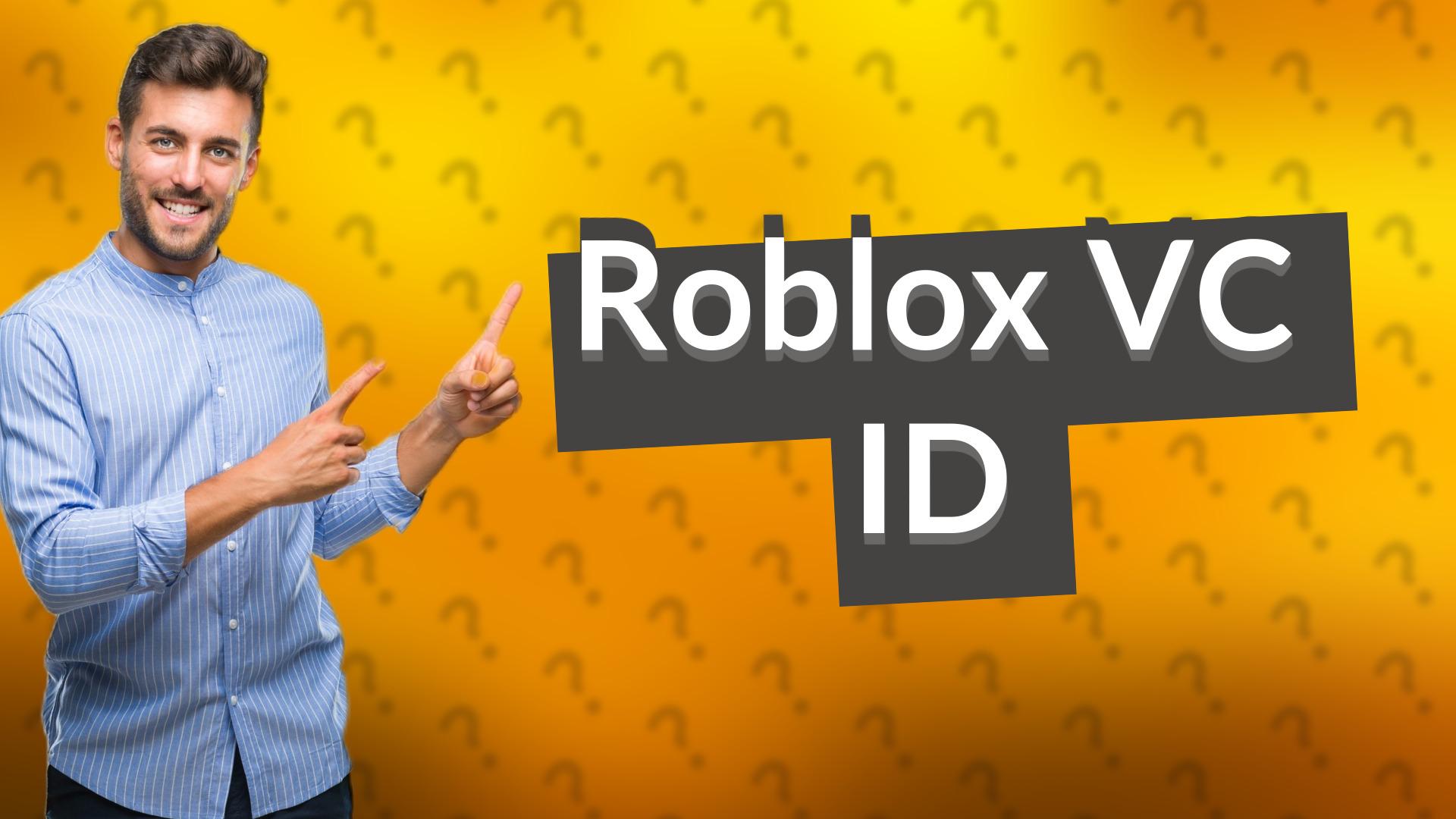 Roblox VC ID