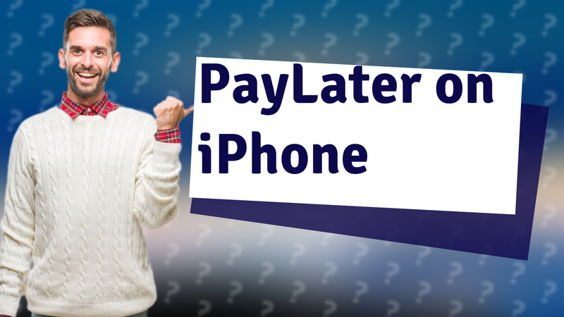 PayLater on iPhone