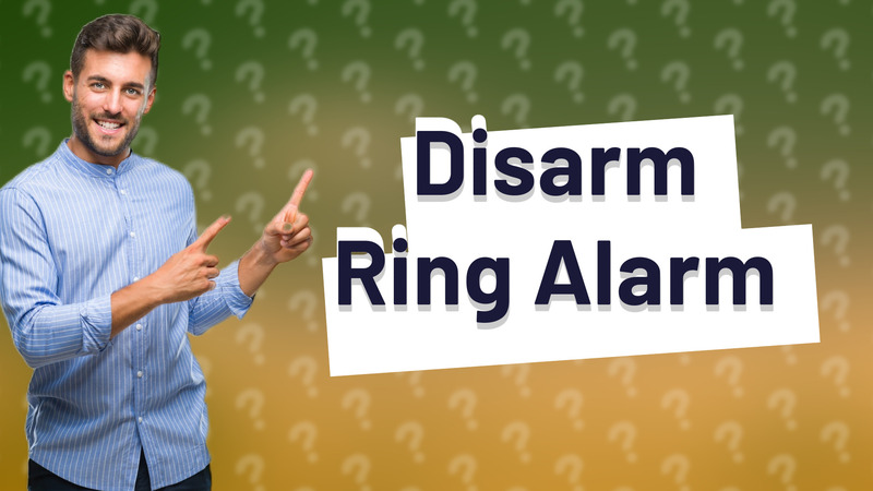 Disarm Ring Alarm
