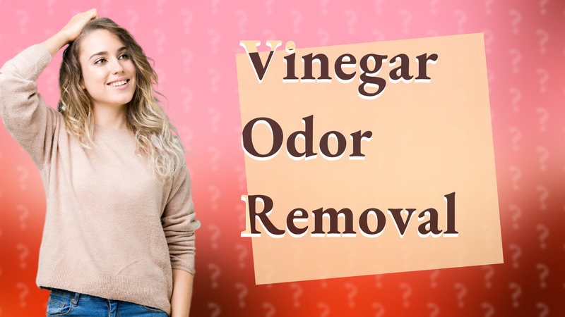 Vinegar Odor Removal
