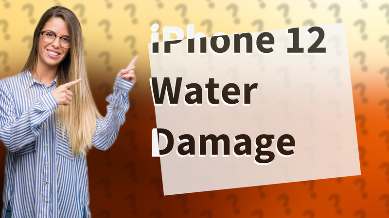 iPhone 12 Water Damage