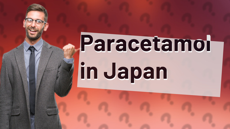 Paracetamol in Japan