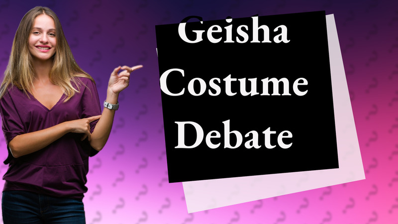 Geisha Costume Debate