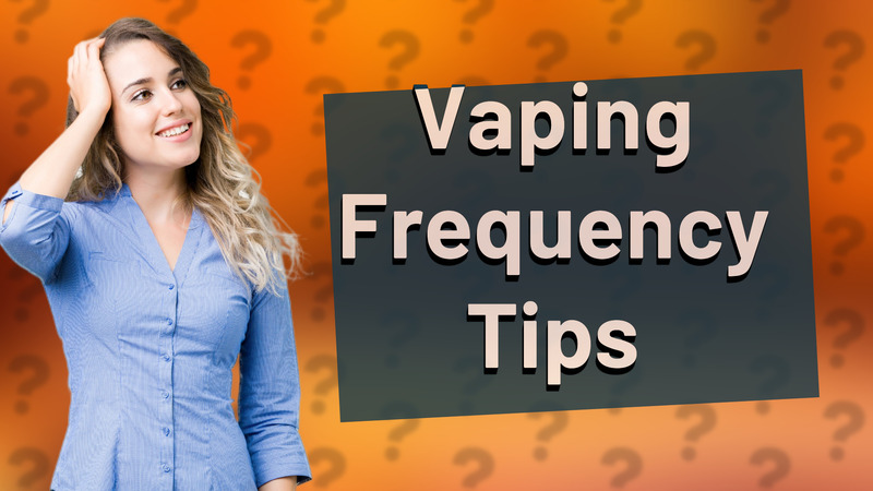 Vaping Frequency Tips