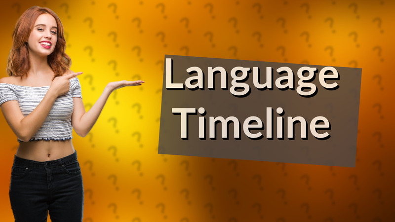 Language Timeline