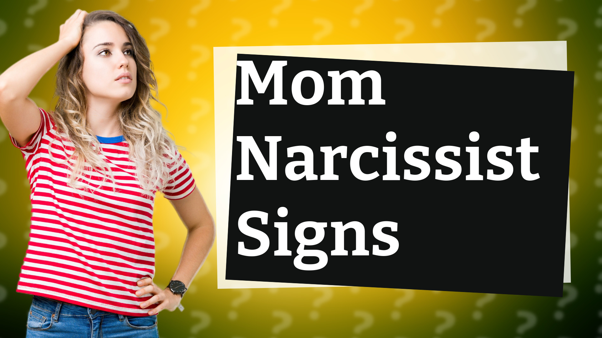 Mom Narcissist Signs