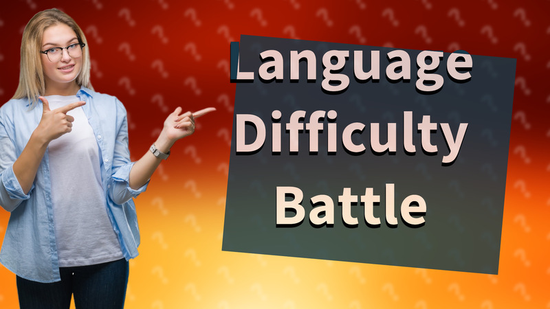 Language Difficulty Battle