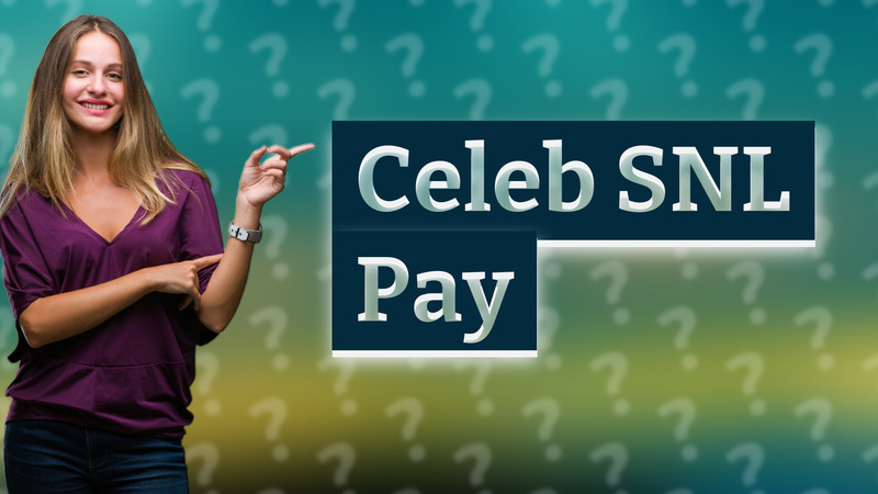 Celeb SNL Pay