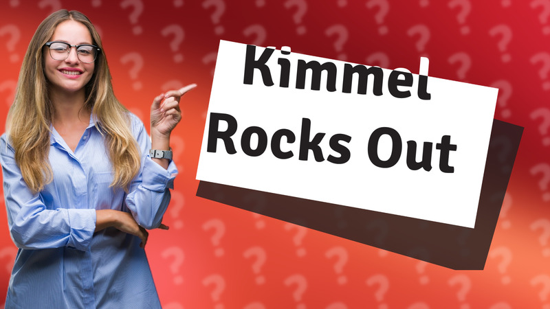 Kimmel Rocks Out