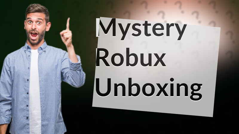 Mystery Robux Unboxing