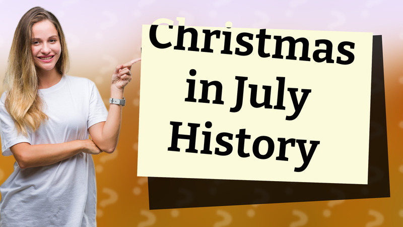 Christmas in July History