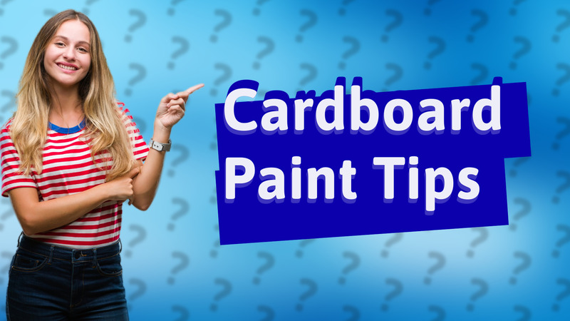Cardboard Paint Tips