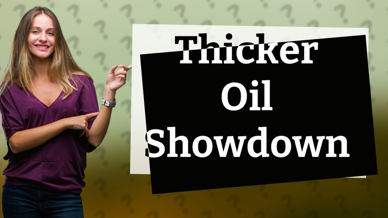 Thicker Oil Showdown
