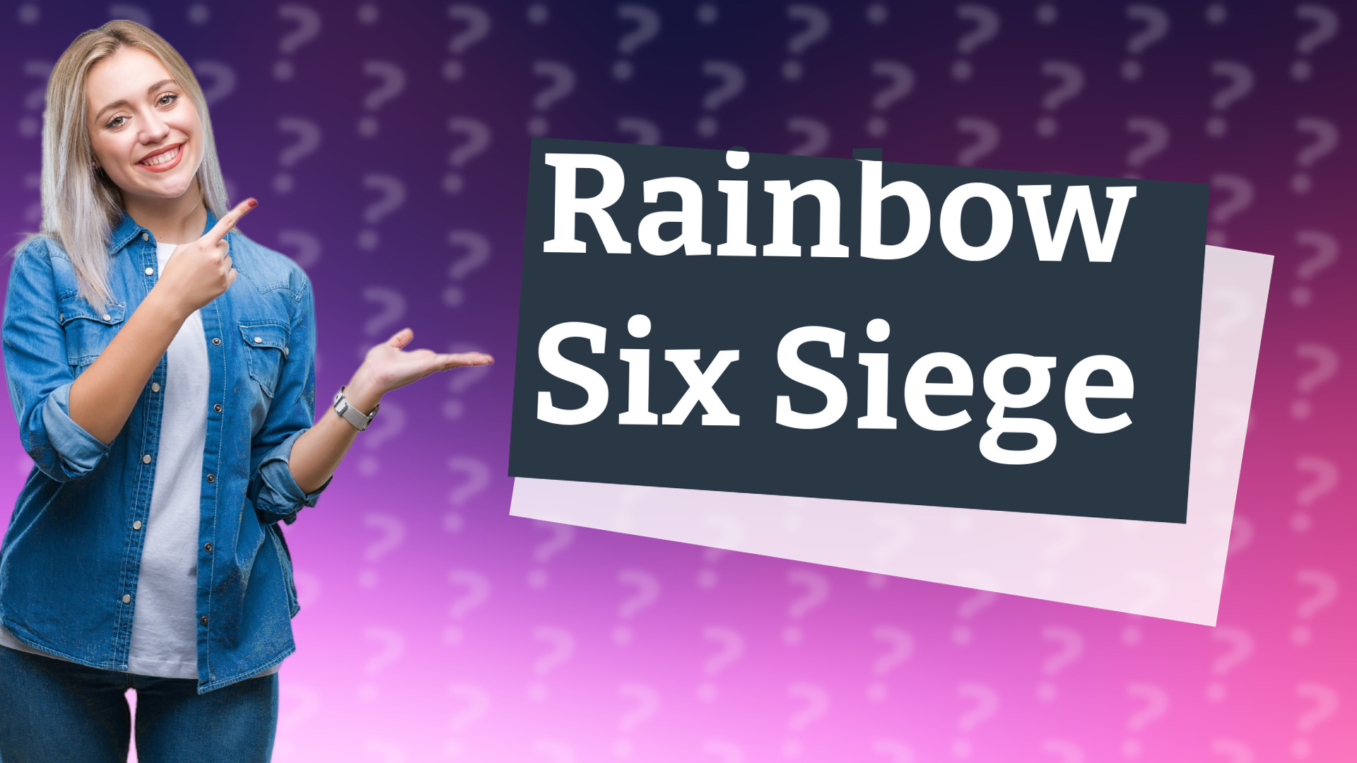 Rainbow Six Siege