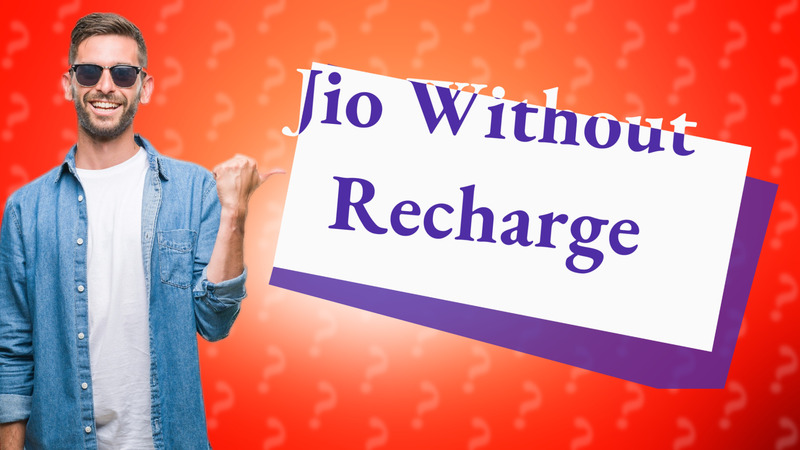 Jio Without Recharge
