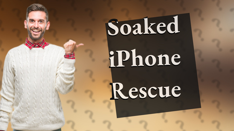 Soaked iPhone Rescue
