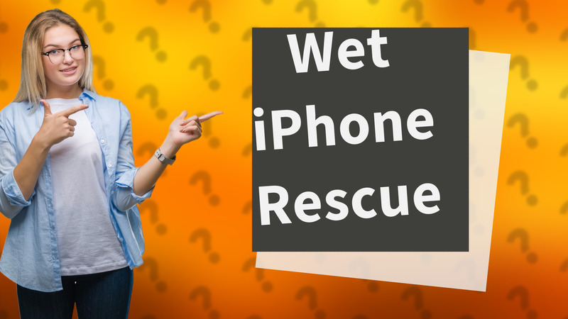 Wet iPhone Rescue