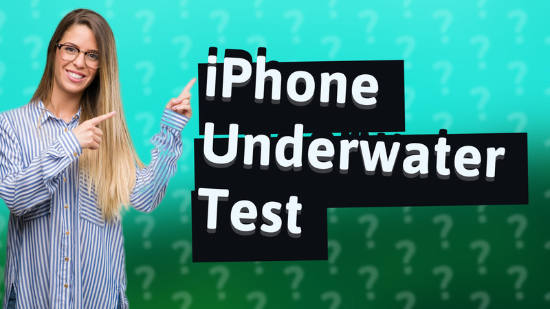 iPhone Underwater Test