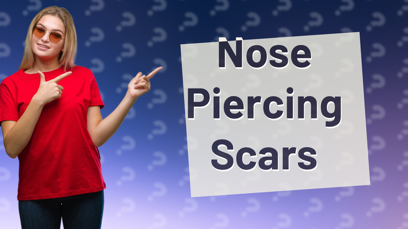 Nose Piercing Scars
