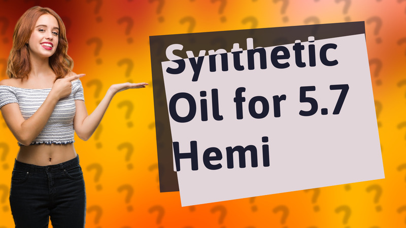 Synthetic Oil for 5.7 Hemi