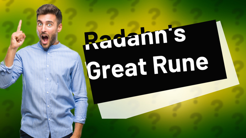 Radahn's Great Rune