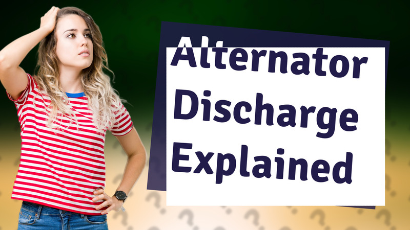 Alternator Discharge Explained
