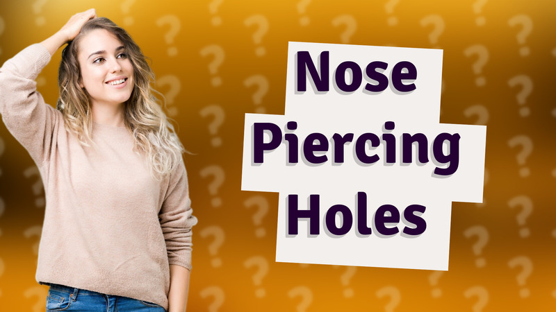Nose Piercing Holes