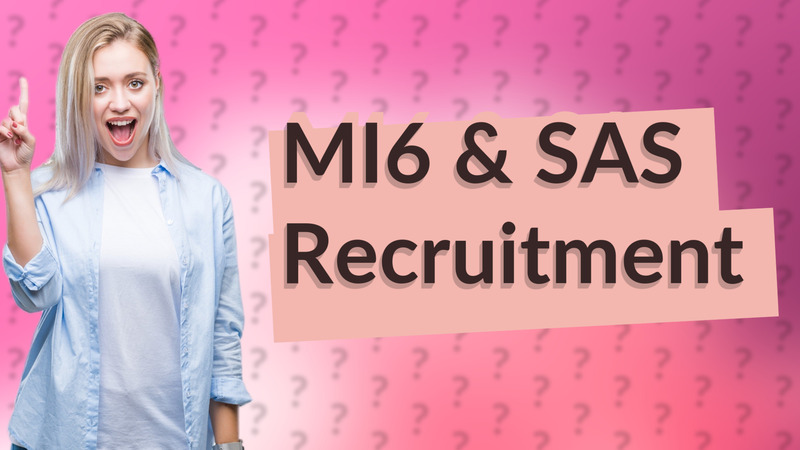 MI6 & SAS Recruitment
