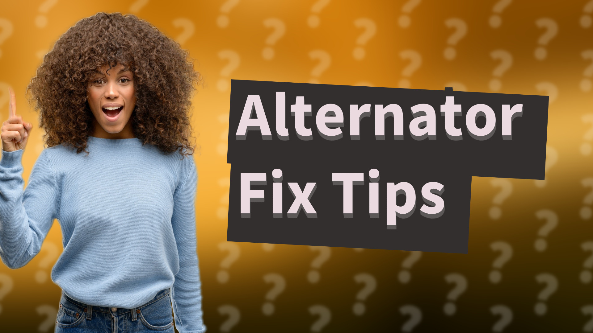 Alternator Fix Tips