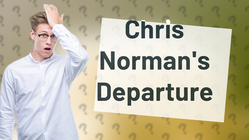 Chris Norman's Departure