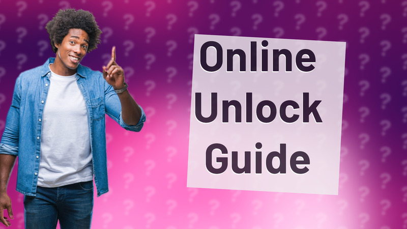 Online Unlock Guide