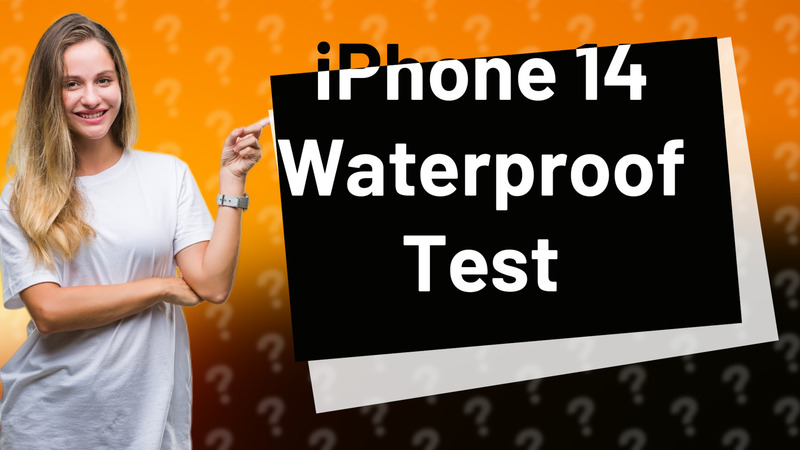 iPhone 14 Waterproof Test