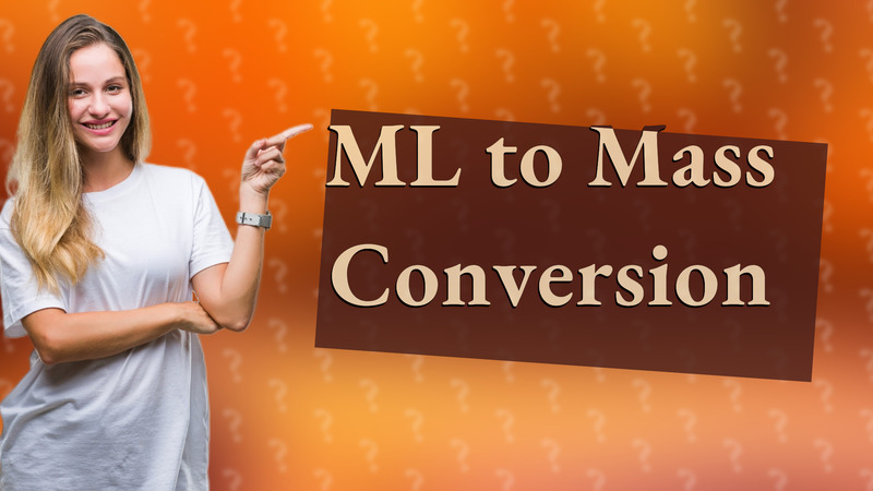 ML to Mass Conversion