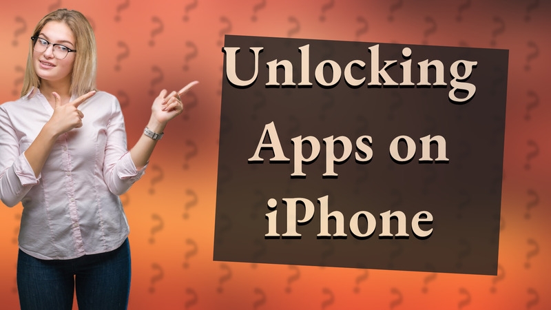 Unlocking Apps on iPhone