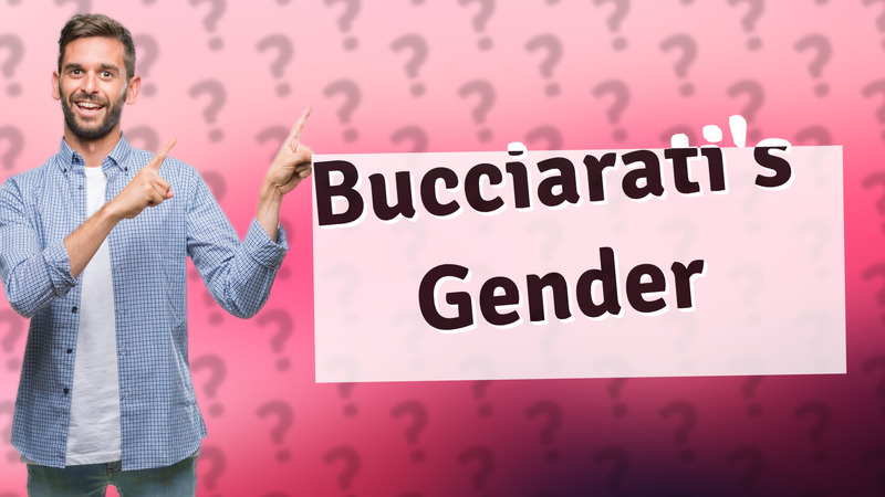 Bucciarati's Gender