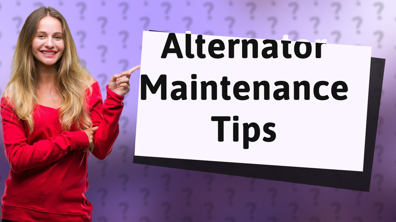 Alternator Maintenance Tips