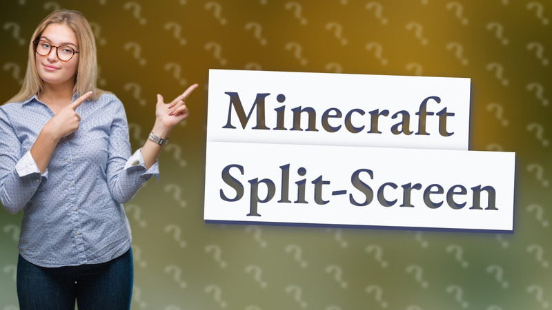 Minecraft Split-Screen