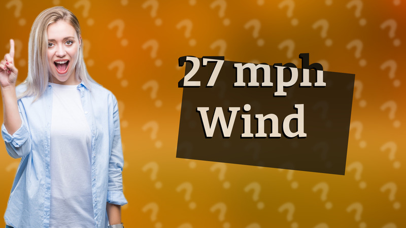 27 mph Wind