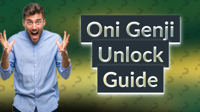 Oni Genji Unlock Guide