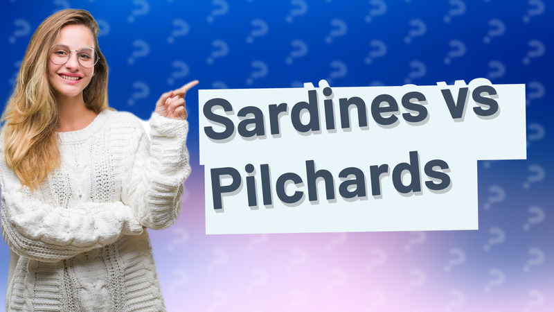 Sardines vs Pilchards
