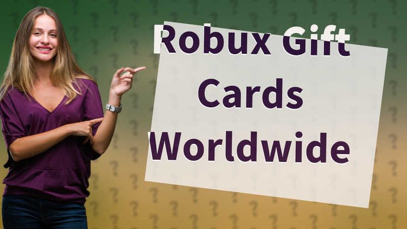 Robux Gift Cards Worldwide