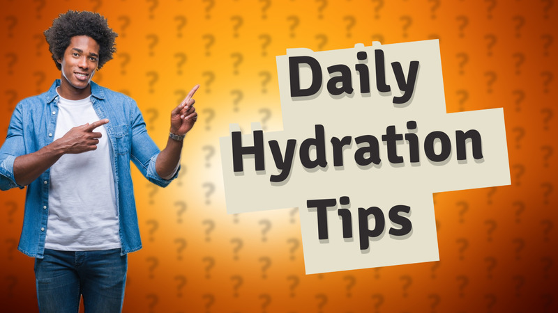 Daily Hydration Tips
