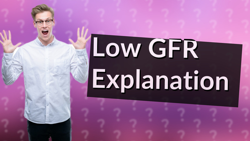Low GFR Explanation