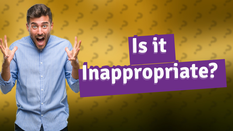 Is it Inappropriate?