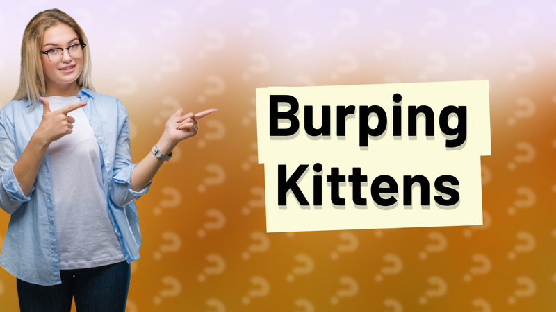 Burping Kittens