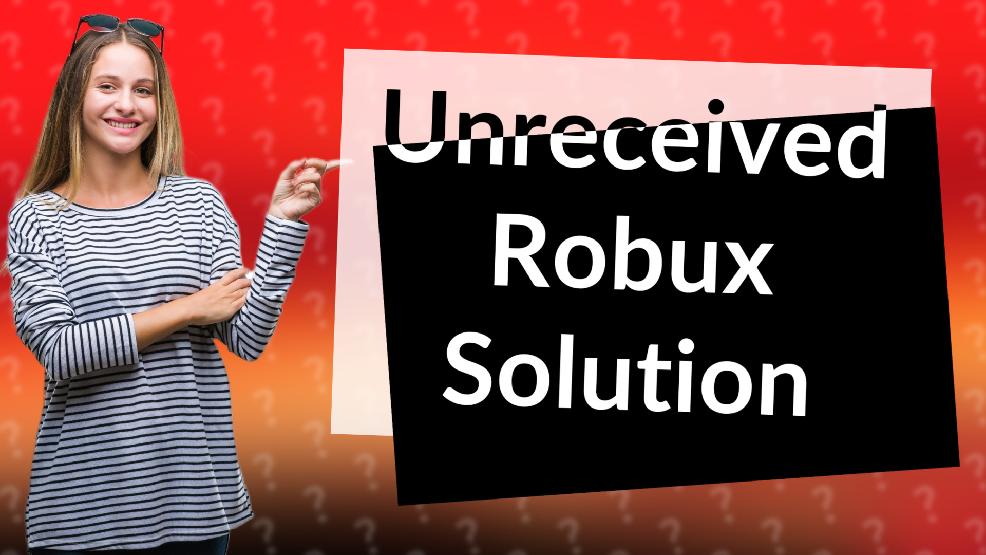 Unreceived Robux Solution
