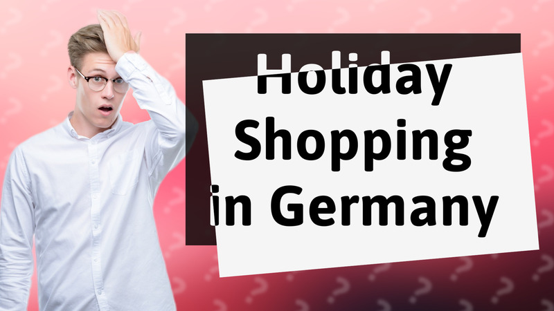 Holiday Shopping in Germany