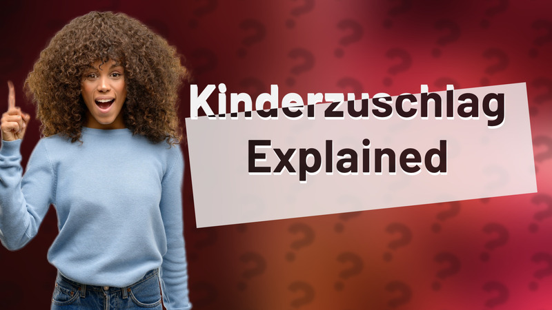 Kinderzuschlag Explained
