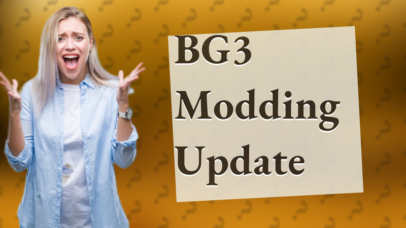 BG3 Modding Update